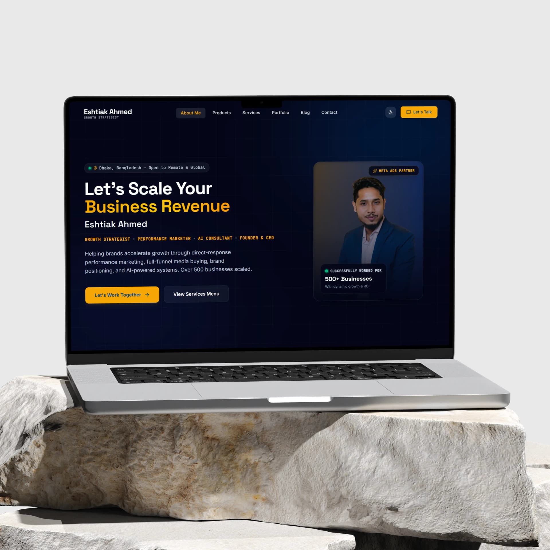 Eshtiak Portfolio square visual